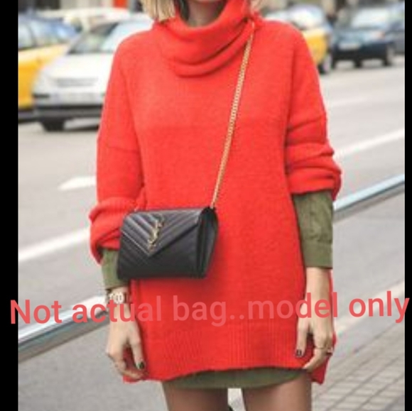 Auth YSL Wallet on Chain Large Envelope Brand New - Picture 8 of 9